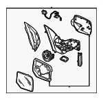 76200SZAA33ZA - : Mirror Assembly for Honda: Pilot Image