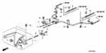 47342SZ3003 - Chassis: SWITCH, PARKING BRAKE for Honda Image