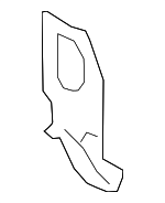 51635FJ0109P - Body: Front Plate for Subaru Image