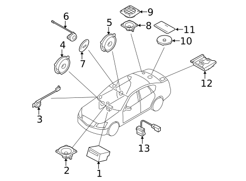 Sound System for 2010 INFINITI M45 #0