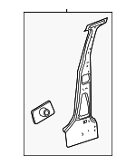 5174112AB - Body: Inner Center Pillar for Mopar Image