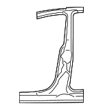 5066398AF - Body: Center Pillar for Mopar Image
