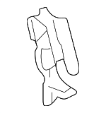 8W6807889 - Body: Bumper Guide for Audi Image