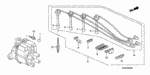 90003P01000 - Engine: BOLT-WASHER (8X28) for Honda Image