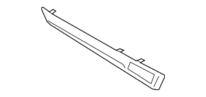 9Y0867102QOR9 - Body: Door Trim Molding for Porsche Image