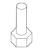 L209699W7 - Body: Motor Bolt for Mazda: 6 Image