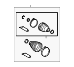 442921030 - Suspension: Boot Kit for Toyota: Highlander Image