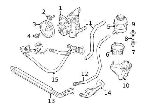 Pump & Hoses for 2011 BMW 1 Series M #0