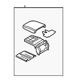 1K0864207F77H - : Console Armrest Cover for Volkswagen: GTI, Jetta, R32, Rabbit Image