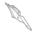 849405HJ0A - : Upper Quarter Trim for Nissan: Rogue Image