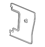 24692411009E38 - Body: Seat Back Panel for Mercedes-Benz Image