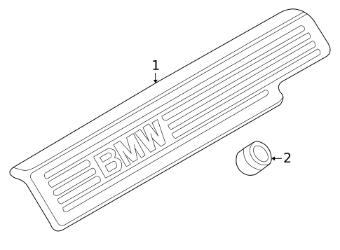 Engine Appearance Cover for 2011 BMW 128i #0