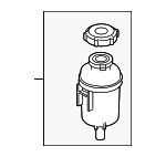LR000578 - : Power Steering Pump Reservoir for Land-Rover Image
