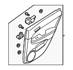 833012L5504W - : 2011-2012 Hyundai Elantra - Door Trim Panel for Hyundai: Elantra Image