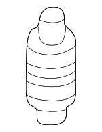 51248137994 - Body: Trunk Lid Stopper for BMW: 318i, 325i, 740i, 740iL, 750iL, Z3 Image