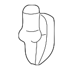 51221817032 - Body: Lock Cylinder Clip for BMW: 525i, 528i, 530i, 540i, 750i, 750Li, 760Li, Alpina B7, M5, Z3 Image