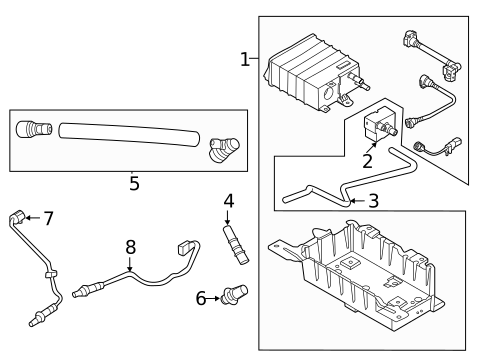 Switches, Solenoids & Actuators for 2021 Ford Mustang #0