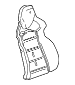 Front Passenger Side Seat Back Pad