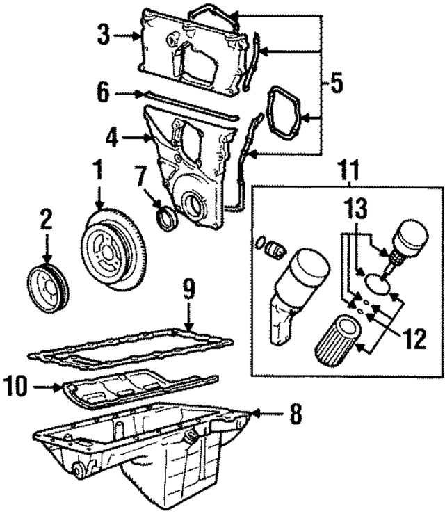 11131727890 - Engine: Baffle for BMW Image