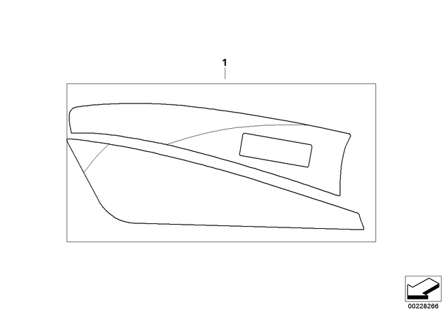 46548528324 - : Design Decal, Luggage Case, Right for BMW-Motorrad Image