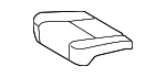716110C081 - Body: Seat Cushion Pad for Toyota: Sequoia Image