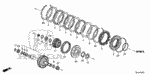225005LJ003 - Transmission - Automatic: CLUTCH ASSY., FORWARD for Honda Image