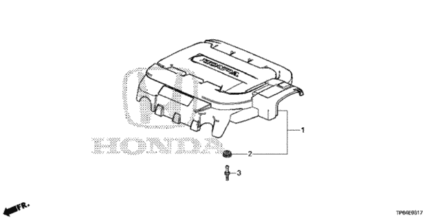 Engine Cover (V6) (2) for 2015 Honda Crosstour #0