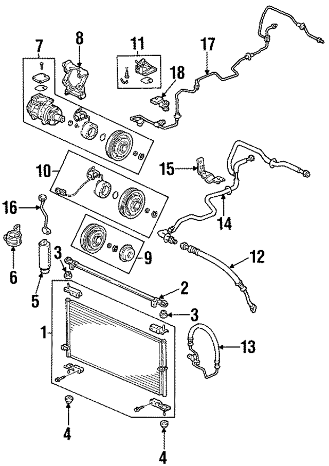 5862040610 - : Condenser for Isuzu Image