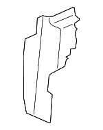 55037710AA - Cooling System: Side Seal for Jeep: Commander, Grand Cherokee Image