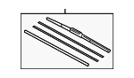 8521252220 - : Windshield Wiper Blade (Right, Front) for Toyota Image