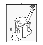 8531552400 - : 2012-2019 Toyota Prius C - Washer Reservoir for Toyota: Prius C Image