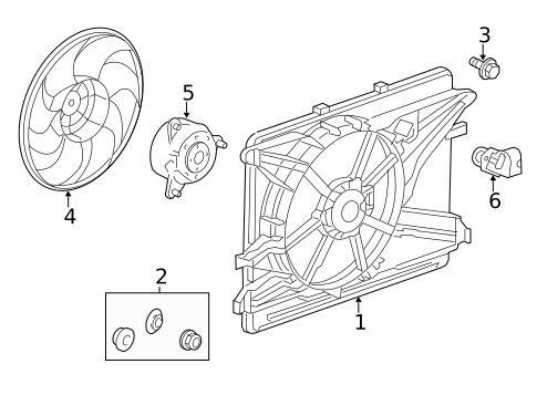 Cooling Fan for 2014 Chevrolet Captiva Sport #0
