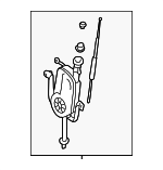 MR368947 - : Power Antenna for Mitsubishi: Eclipse Image