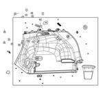 68073305AA - : Speed Round Flat Nut for Fiat: 500 | Jeep: Compass Image