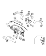 6509682AA - Interior Trim: Screw for Mopar Image