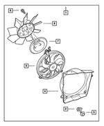 52079654AC - Cooling: Cooling Fan for Jeep: Liberty Image