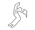 1K0611842D - Brakes: Lower Bracket for Volkswagen: Beetle, Eos, Jetta, Passat Image