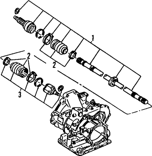 Axle Shafts & Joints for 1990 Ford Festiva #0