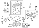 11428637821 - Engine: Oil Filter Housing Gasket for BMW Image