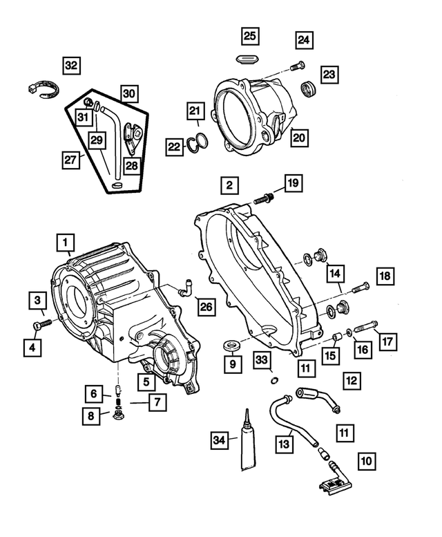 J8130979 - Transfer Case Model 247 [DHF]: Twelve Point Head Bolt for Mopar Image
