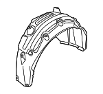 51717340203 - : Splash Shield for BMW: 740e xDrive, 740i, 740i xDrive, 745e xDrive, 750i, 750i xDrive, M760i xDrive Image