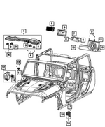68728141AA - Electrical: Front Speaker for Mopar Image