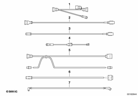 Various Wiring Harnesses for 2007 BMW X3 3.0i #0