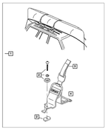 5016389AA - Mopar Accessories - Component Parts: Accessory Hardware Kit for Mopar Image