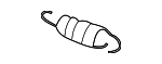 9008450002 - Body: Lock Spring for Lexus: ES300, GS300, GS350, GS400, GS430, IS250, IS350, LS400, LS430, LX570, RX300, RX330, RX350, RX400h, SC300, SC400 Image