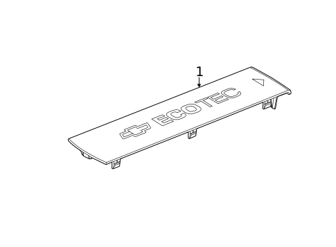 Engine Appearance Cover for 2016 Chevrolet Sonic #0