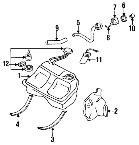 Senders for 1988 Nissan Sentra #1
