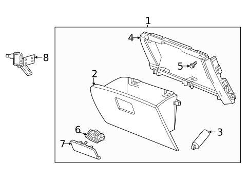 Glove Box for 2023 Buick Encore GX #0