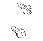 91560SZWJ01 - Body: Cowl Trim Clip for Acura Image