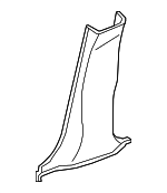 84121TZ3A00ZA - Body: Lower Center Pillar Trim for Acura Image